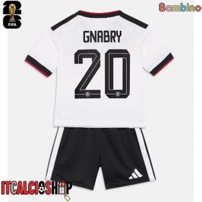 Germania Serge Gnabry #20 Prima Maglia Bambino Mondiali 2026 Manica Corta (+ Pantaloni corti)